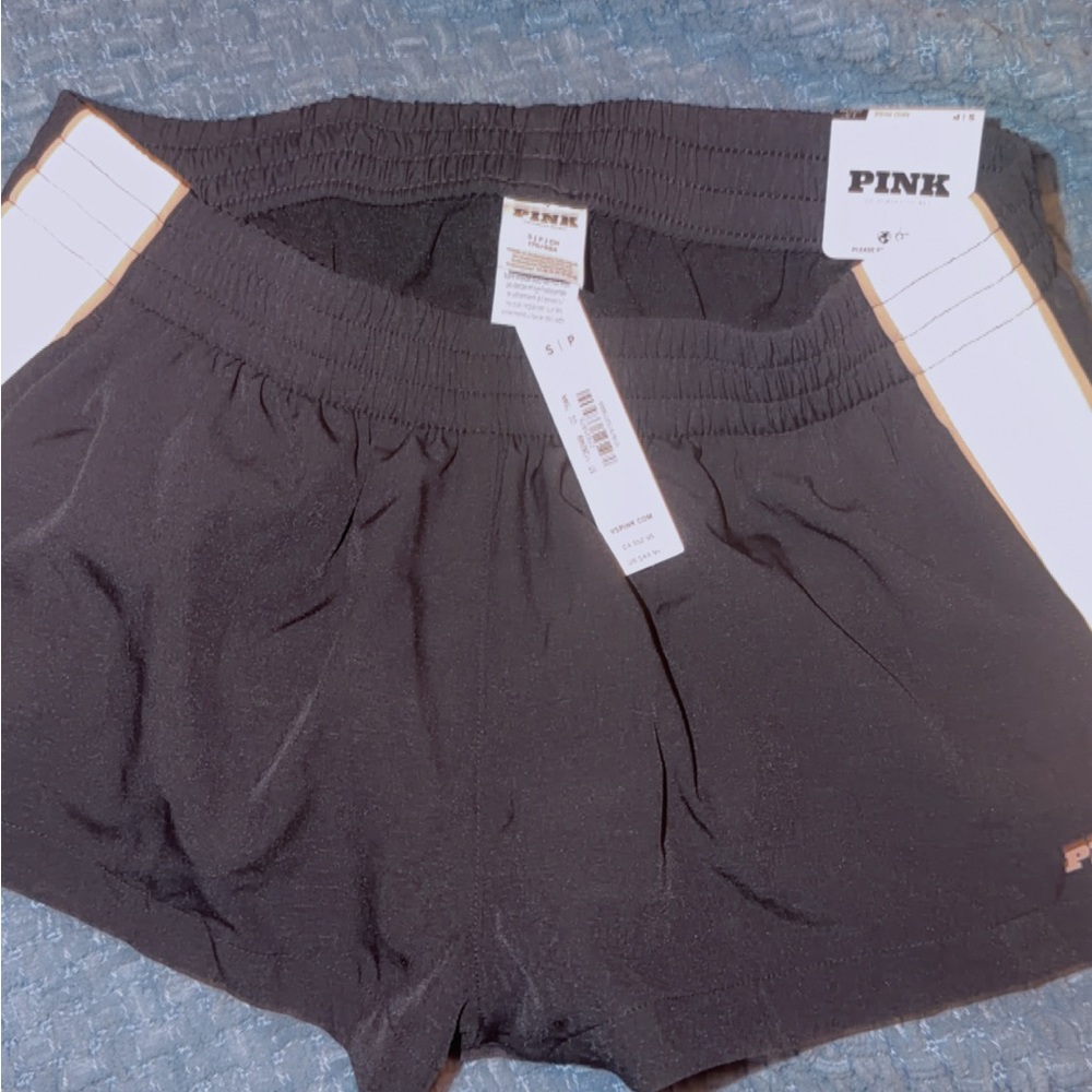 PINK Victoria's Secret Black Quilted Shorts